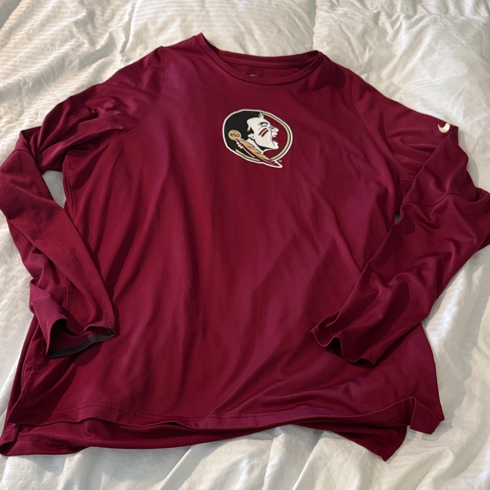 Nike Drifit xl Florida state Seminoles  Long Sleeve Shirt